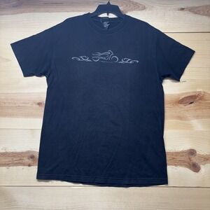 Vintage Star Motorcycles Shirt Large Black Yamaha Cruiser Biker Graphic Made USA